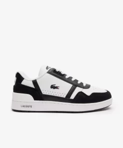 Lacoste Sneakers>Herren-Sneakers T-Clip Aus Leder Mit Logo White/Black 147