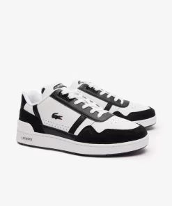 Lacoste Sneakers>Herren-Sneakers T-Clip Aus Leder Mit Logo White/Black 147