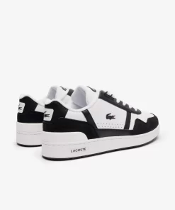 Lacoste Sneakers>Herren-Sneakers T-Clip Aus Leder Mit Logo White/Black 147