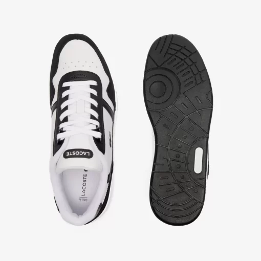 Lacoste Sneakers>Herren-Sneakers T-Clip Aus Leder Mit Logo White/Black 147