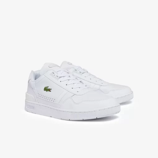 Lacoste Sneakers>Herren-Sneakers T-Clip Aus Leder Und Synthetik White/White 21G