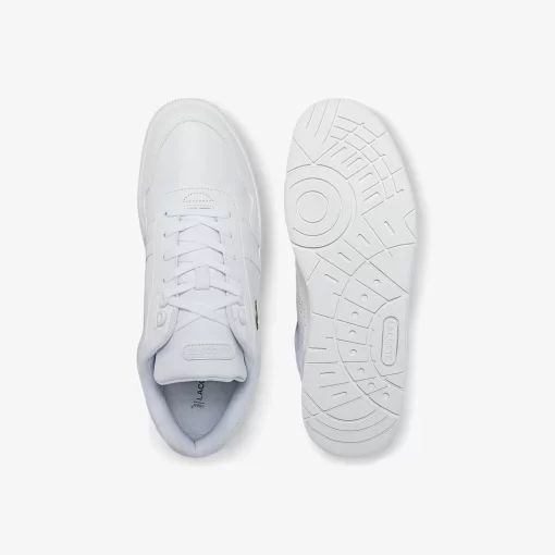 Lacoste Sneakers>Herren-Sneakers T-Clip Aus Leder Und Synthetik White/White 21G