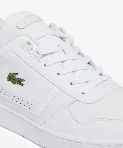 Lacoste Sneakers>Herren-Sneakers T-Clip Aus Leder Und Synthetik White/White 21G