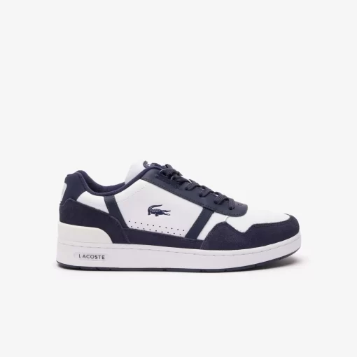 Lacoste Sneakers>Herren-Sneakers T-Clip Mit Grafischem Aufdruck White / Navy 042