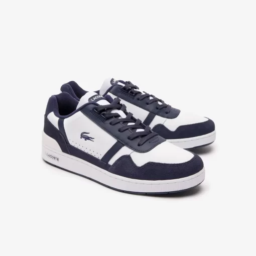 Lacoste Sneakers>Herren-Sneakers T-Clip Mit Grafischem Aufdruck White / Navy 042