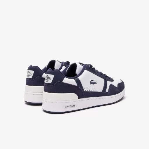 Lacoste Sneakers>Herren-Sneakers T-Clip Mit Grafischem Aufdruck White / Navy 042