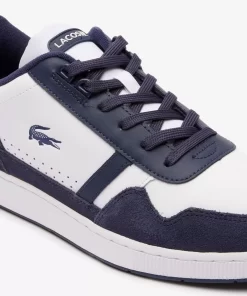 Lacoste Sneakers>Herren-Sneakers T-Clip Mit Grafischem Aufdruck White / Navy 042