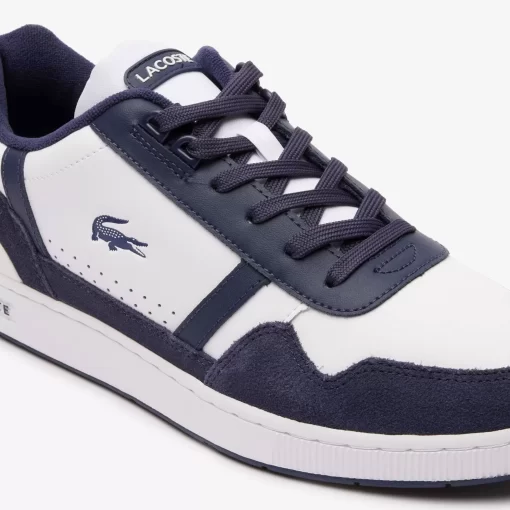 Lacoste Sneakers>Herren-Sneakers T-Clip Mit Grafischem Aufdruck White / Navy 042