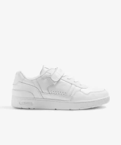 Lacoste Sneakers>Herren-Sneakers T-Clip Velcro Aus Leder White/White 21G