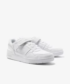 Lacoste Sneakers>Herren-Sneakers T-Clip Velcro Aus Leder White/White 21G