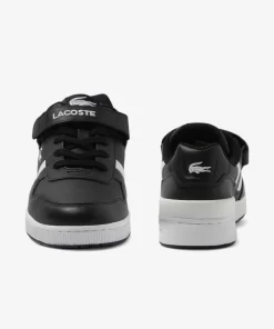 Lacoste Sneakers>Herren-Sneakers T-Clip Velcro Aus Leder Black White 312