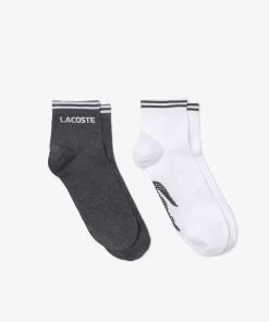 Lacoste Sportbekleidung>Herren-Socken 2Er Pack Sport Heidekraut Grau / Weis Nkj