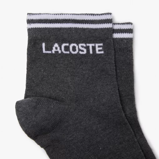 Lacoste Sportbekleidung>Herren-Socken 2Er Pack Sport Heidekraut Grau / Weis Nkj