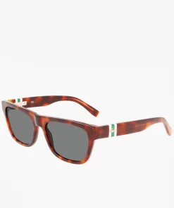 Lacoste Sonnenbrillen>Herren-Sonnenbrille Rechteckig Aus Acetat L.12.12 Tortoise 240