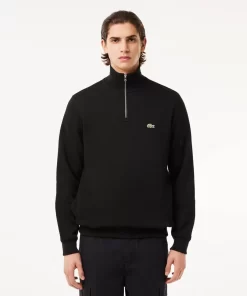 Lacoste Pullover>Herren-Sweatshirt Aus Baumwolle Mit Stehkragen Und Reisverschluss Schwarz 031