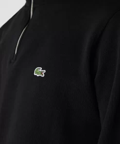 Lacoste Pullover>Herren-Sweatshirt Aus Baumwolle Mit Stehkragen Und Reisverschluss Schwarz 031