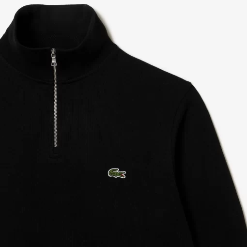 Lacoste Pullover>Herren-Sweatshirt Aus Baumwolle Mit Stehkragen Und Reisverschluss Schwarz 031