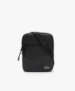 Lacoste Umhangetaschen & Gürteltaschen>Herren-Umhangetasche Medium Lcst Aus Petit Pique Black 000