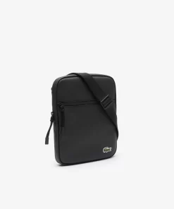 Lacoste Umhangetaschen & Gürteltaschen>Herren-Umhangetasche Medium Lcst Aus Petit Pique Black 000