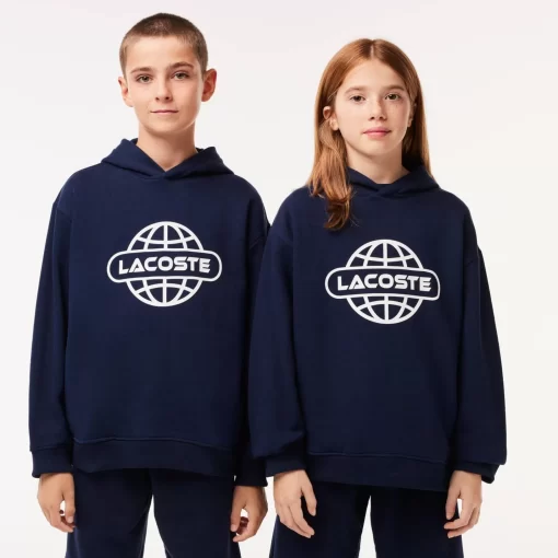 Lacoste Mädchenkleidung>Hoodie Mit Aufdruck Navy Blau 166