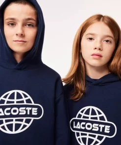 Lacoste Mädchenkleidung>Hoodie Mit Aufdruck Navy Blau 166