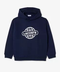 Lacoste Mädchenkleidung>Hoodie Mit Aufdruck Navy Blau 166