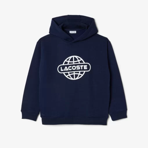 Lacoste Mädchenkleidung>Hoodie Mit Aufdruck Navy Blau 166