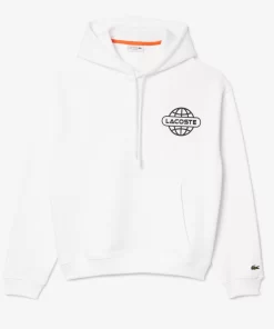 Lacoste Sweatshirts>Hoodie Mit Logo Im Lockeren Schnitt Weis 001