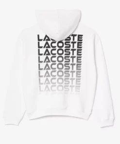 Lacoste Sweatshirts>Hoodie Mit Logo Im Lockeren Schnitt Weis 001