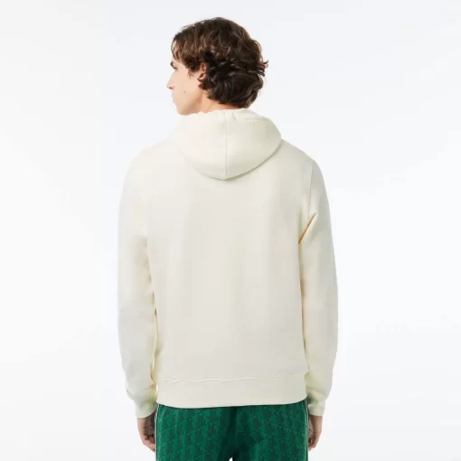 Lacoste Sweatshirts>Hoodie Mit Monogramm-Aufdruck Weis 70V