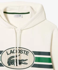 Lacoste Sweatshirts>Hoodie Mit Monogramm-Aufdruck Weis 70V