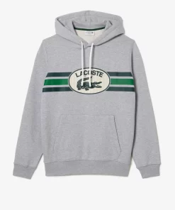 Lacoste Sweatshirts>Hoodie Mit Monogramm-Aufdruck Heidekraut Grau Cca