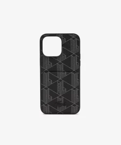 Lacoste Iphone Cases>I Phone 14 Pro Max Hulle The Blend Monogram Noir Gris H45