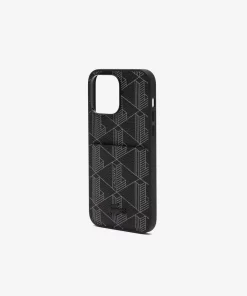 Lacoste Iphone Cases>I Phone 14 Pro Max Hulle The Blend Monogram Noir Gris H45