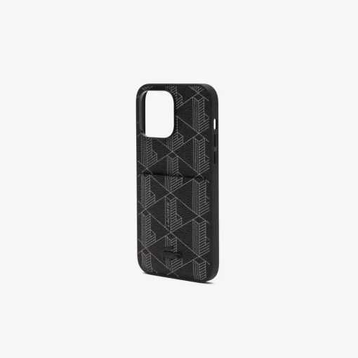 Lacoste Iphone Cases>I Phone 14 Pro Max Hulle The Blend Monogram Noir Gris H45