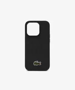 Lacoste Iphone Cases>Iphone 14 Pro Hulle Mit Pique Effekt Black 000