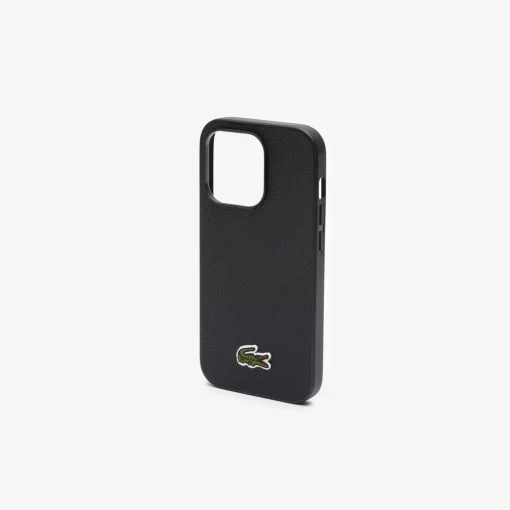 Lacoste Iphone Cases>Iphone 14 Pro Hulle Mit Pique Effekt Black 000