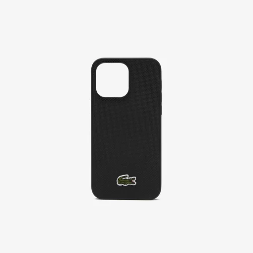 Lacoste Iphone Cases>Iphone 14 Pro Max Hulle Mit Pique Effekt Black 000