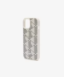 Lacoste Iphone Cases>Iphone 15 Hulle The Blend Mit Croc Aufdruck Farine Sinople F89