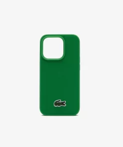 Lacoste Iphone Cases>Iphone 15 Pro Hulle Mit Pique Effekt Estragon L86