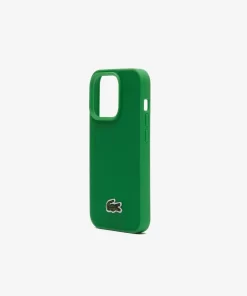 Lacoste Iphone Cases>Iphone 15 Pro Hulle Mit Pique Effekt Estragon L86