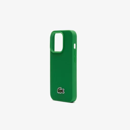 Lacoste Iphone Cases>Iphone 15 Pro Hulle Mit Pique Effekt Estragon L86