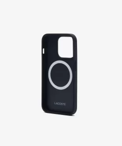 Lacoste Iphone Cases>Iphone 15 Pro Hulle Mit Pique Effekt Black 000