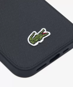 Lacoste Iphone Cases>Iphone 15 Pro Hulle Mit Pique Effekt Black 000