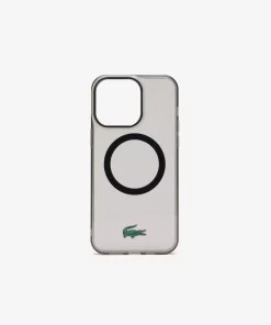 Lacoste Iphone Cases>Iphone 15 Pro-Hulle Mit Kultigem Croc Black 000