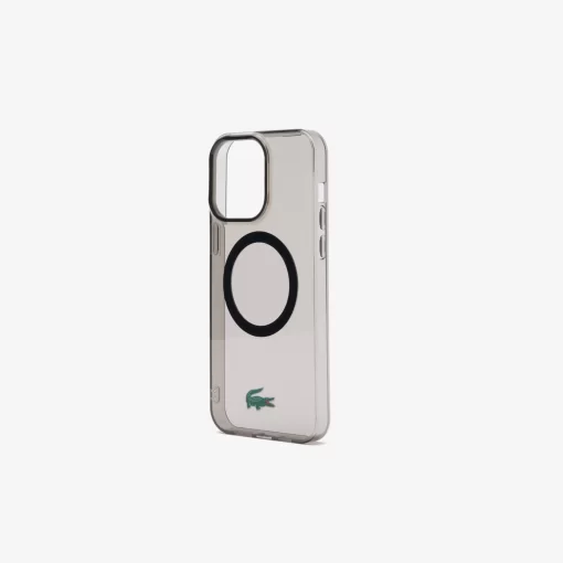 Lacoste Iphone Cases>Iphone 15 Pro-Hulle Mit Kultigem Croc Black 000