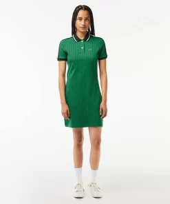 Lacoste Kleider & Röcke>Jacquard-Kleid Mit -Monogramm Grun Qij