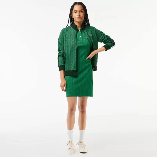 Lacoste Kleider & Röcke>Jacquard-Kleid Mit -Monogramm Grun Qij