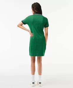 Lacoste Kleider & Röcke>Jacquard-Kleid Mit -Monogramm Grun Qij