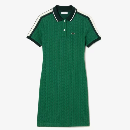 Lacoste Kleider & Röcke>Jacquard-Kleid Mit -Monogramm Grun Qij